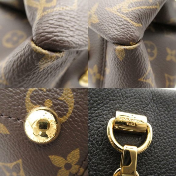 Pallas Shopper Monogram Canvas Black Shoulder Bag - Picture 8 of 9